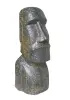 Product image 6 of the product “Moai Head Sculpture, 82cm Height | GRC (Glassfibre Reinforced Concrete), Copper Finish ”